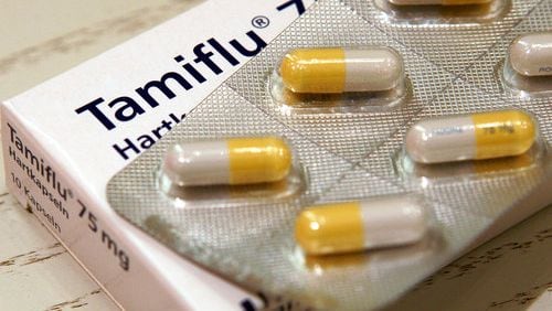File photo of Tamiflu, which is used to treat symptoms caused by the seasonal flu and can also be used for bird flu.