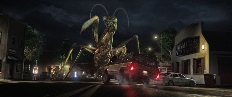 Don't worry, historic Madison is A-ok after this giant praying mantis stomped through town!