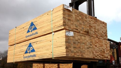 A pallet of Georgia-Pacific lumber. Source: Georgia-Pacific