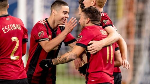 Atlanta United played NYCFC on Sunday in the first leg of an Eastern Conference semifinal in the MLS playoffs. The game was played at Yankee Stadium. (Atlanta United)
