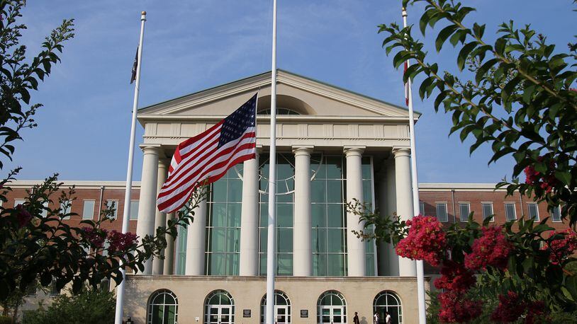 The Clayton County Courthouse.