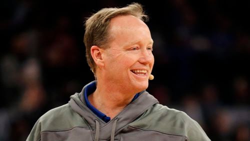 Hawks coach Mike Budenholzer led the Eastern Conference team, including four of his players, in 2016.(AP Photo/Julio Cortez)