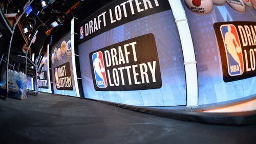 A general overall view of the 2014 NBA Draft Lottery on May 20, 2014 at the ABC News' 'Good Morning America' Times Square Studio in New York City.  (Photo by Jesse D. Garrabrant/NBAE via Getty Images)