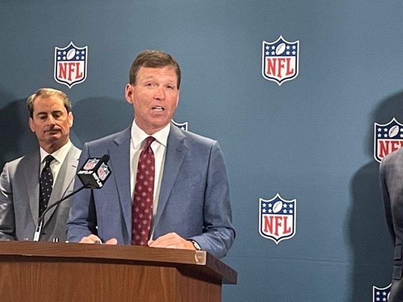 Dr. Allen Sills, the NFL's chief medical officer, discusses the league's new partnership with four HBCUs -- including Morehouse School of Medicine -- to help increase diversity in the sports medicine field. (D. Orlando Ledbetter/dledbetter@ajc.com)