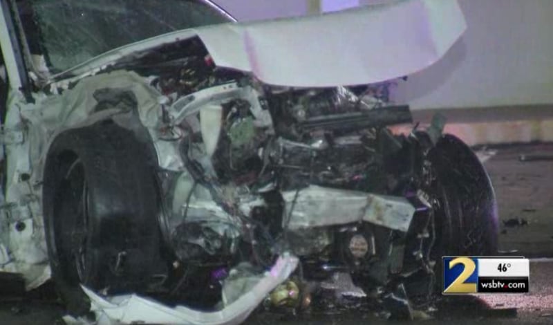 Police said 8 vehicles were involved in a crash in Clayton County on Thursday night.