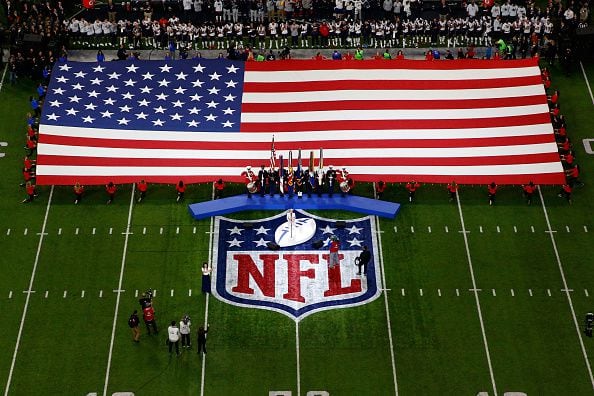 Photos: Pink performs the national anthem at Super Bowl LII