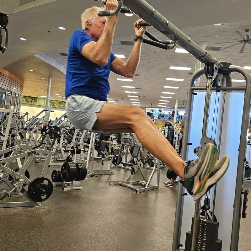 When his gym closed due to COVID-19, Marietta's Larry Guzy launched on a streak of daily runs. Now, he is back at the gym with the same commitment to daily exercise.