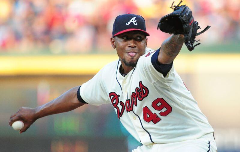 Julio Teheran is 0-5 with a 7.36 ERA in five career starts vs. Dodgers entering Wednesday's matchup. (AJC file photo)