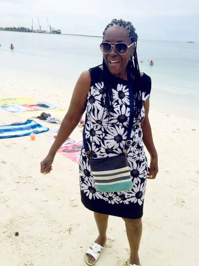 Linda Falayi spent time in the Bahamas on a family trip in 2015. She died after being hit by a car Monday night in DeKalb County.