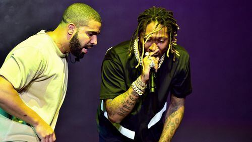 Drake and Future - together again. Photo; Getty Images