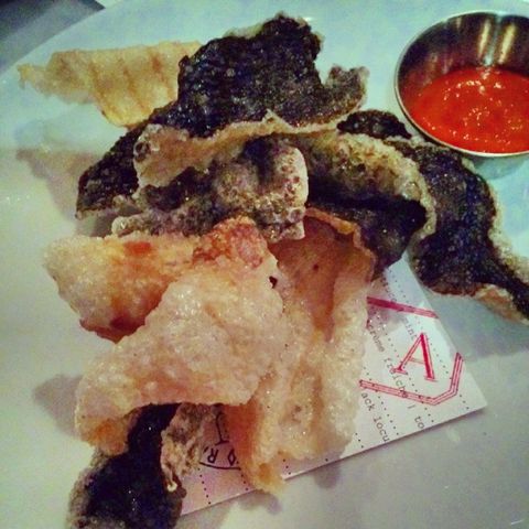 only 3 hours in Atl for the @atlfoodandwine I've already declared the halibut chicharrónes at @luscaatl the best in all the land #AFWF14 -- photo by @fgriffinbufkin on Instagram