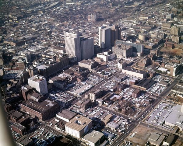 Atlanta from the air, 1965