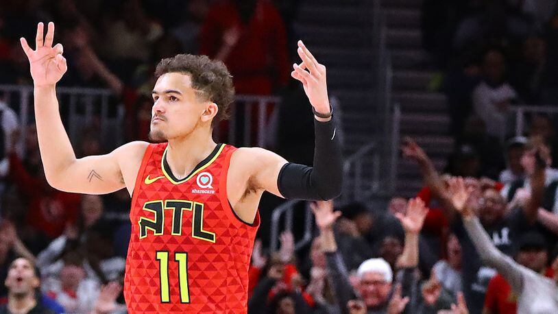 Atlanta Hawks guard Trae Young will take part in his first three-point contest at the 2020 NBA All-Star Game in Chicago.