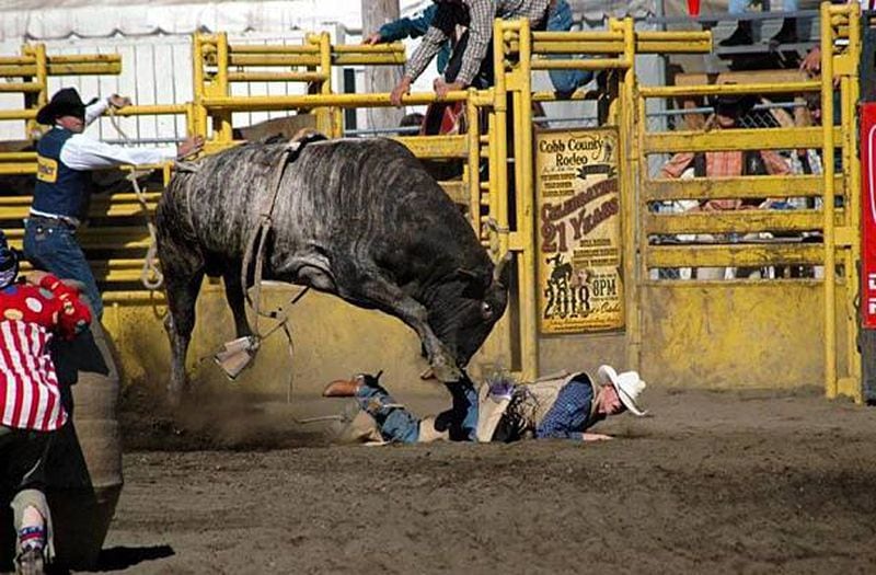 The Cobb County Rodeo features bull riding and many other events.