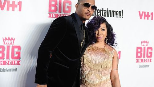 Rapper T.I. and Tameka "Tiny" Harris are both under police investigation in Los Angeles. (Photo by Jason LaVeris/FilmMagic)