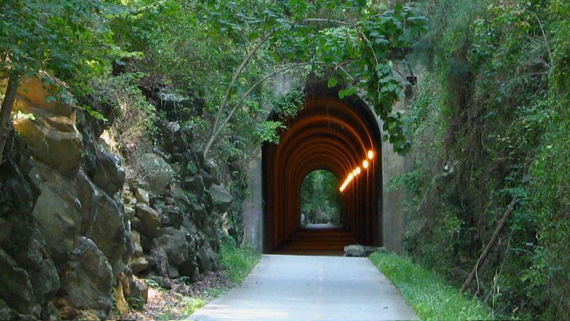 The 800-foot-long Brushy Mountain tunnel on the Silver Comet Trail. Contributed by PATH Foundation