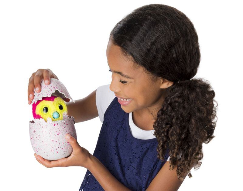 In this photo provided by Spin Master, a Spin Master Hatchimal is demonstrated. Searching for the seasons hot holiday toys doesnt have to end in disappointment. With the help of technology, some phone calls and shoe leather, hard-to-find holiday toys such as Hatchimals and NES Classic dont have to remain elusive. (Spin Master via AP) ORG XMIT: NYBZ347