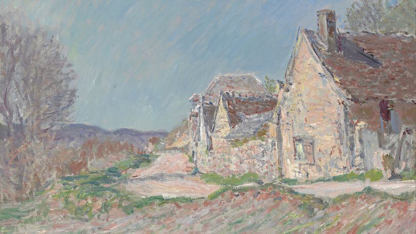 Claude Monet's "Maisons au bord de la route" is part of the collection of Impressionist and post-Impressionist paintings given to the High Museum of Art by Atlanta philanthropists Doris and Shouky Shaheen. CONTRIBUTED: HIGH MUSEUM OF ART