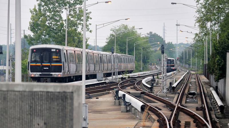 Gwinnett County’s transit plan includes a 4.5-mile heavy rail extension from the Doraville MARTA station to a new “multimodal hub” near the Norcross-area intersection of Jimmy Carter Boulevard and I-85.   BOB ANDRES  /BANDRES@AJC.COM