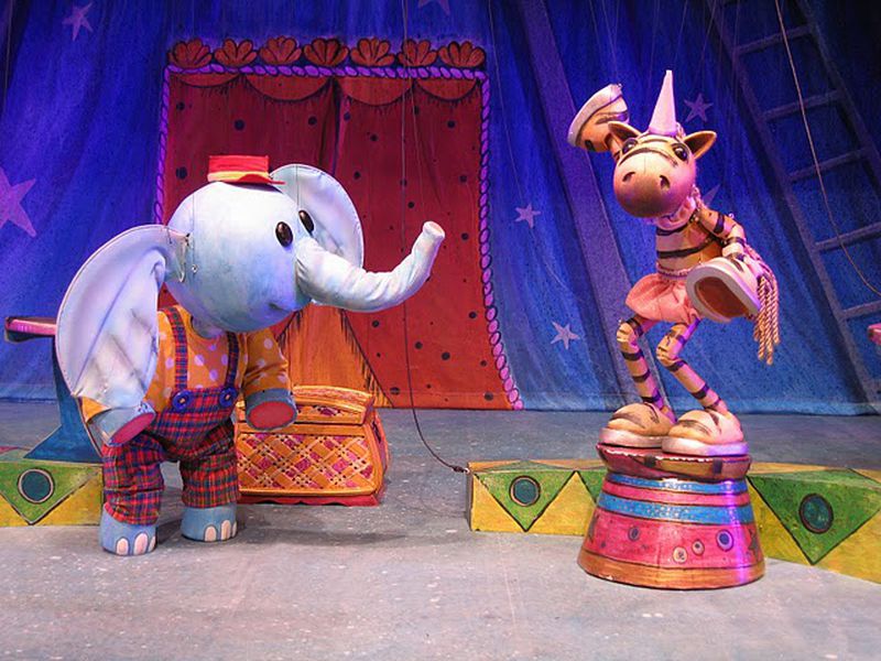 The puppet play “Cinderella Della Circus,” presented by the Center for Puppetry Arts, will be partly supported by one of the latest wave of grants from the National Endowment for the Arts. Photo: courtesy Center for Puppetry Arts