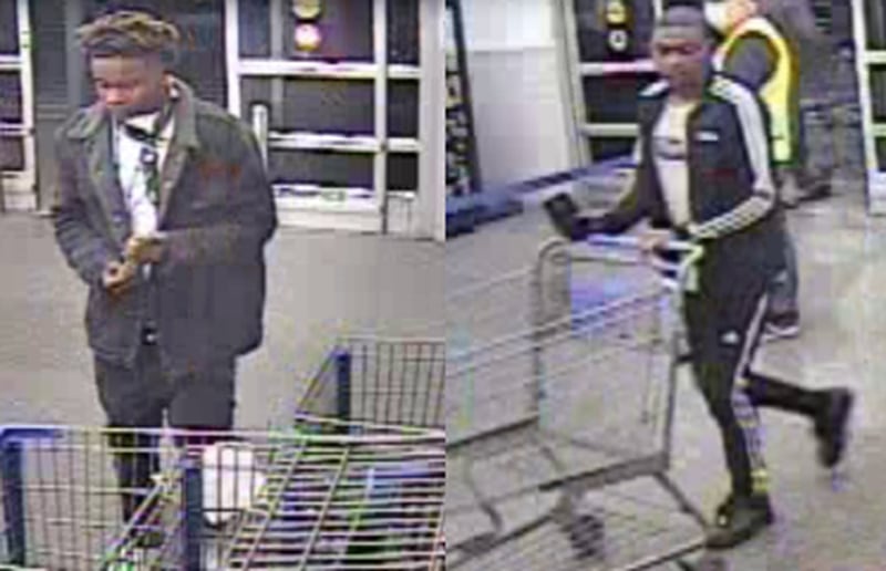 Suwanee police are searching for two teens accused of hitting and killing a Gwinnett County father while fleeing a Walmart on Saturday night. 