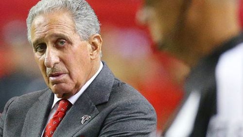 Falcons coach Arthur Blank has been on board with all of the team’s moves and believes this is a playoff team in 2016. (Curtis Compton / ccompton@ajc.com)
