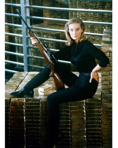 (1964) Tania Mallet played Tilly Masterson in "Goldfinger"