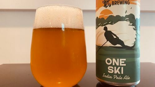 Pontoon's One Ski is a clean balanced IPA fermented with English ale yeast. BOB TOWNSEND FOR THE ATLANTA JOURNAL-CONSTITUTION