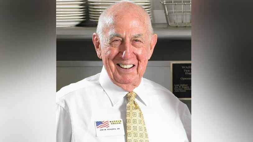 Joe Rogers Sr., a co-founder of Waffle House, has died. He was 97.