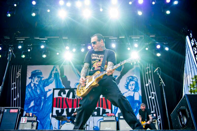 Social D's Mike Ness shared stories during the band's set. Photo: JONATHAN PHILLIPS / SPECIAL TO THE AJC