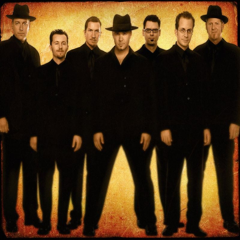 Big Bad Voodoo Daddy, which had a ’90s hit with “Zoot Suit Riot,” will join forces with a marimba-playing robot in their appearance at Georgia Tech’s Ferst Center during the school’s 2017-2018 performance series. CONTRIBUTED BY GEORGIA TECH