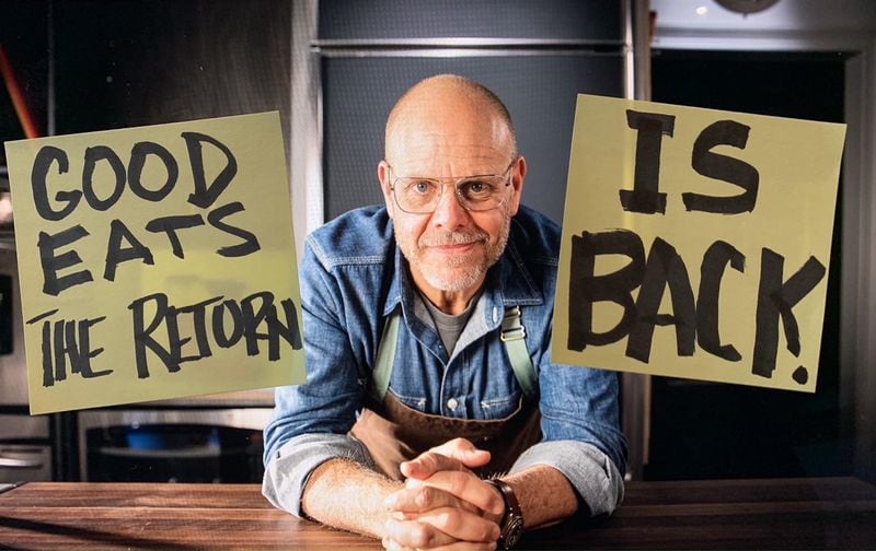 Alton Brown made episodes of "Good Eats The Return" for Discovery+ first instead of Food Network. DISCOVERY+