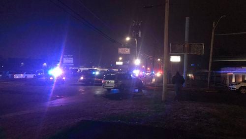 DeKalb County police are searching for suspects in a deadly motel shooting.