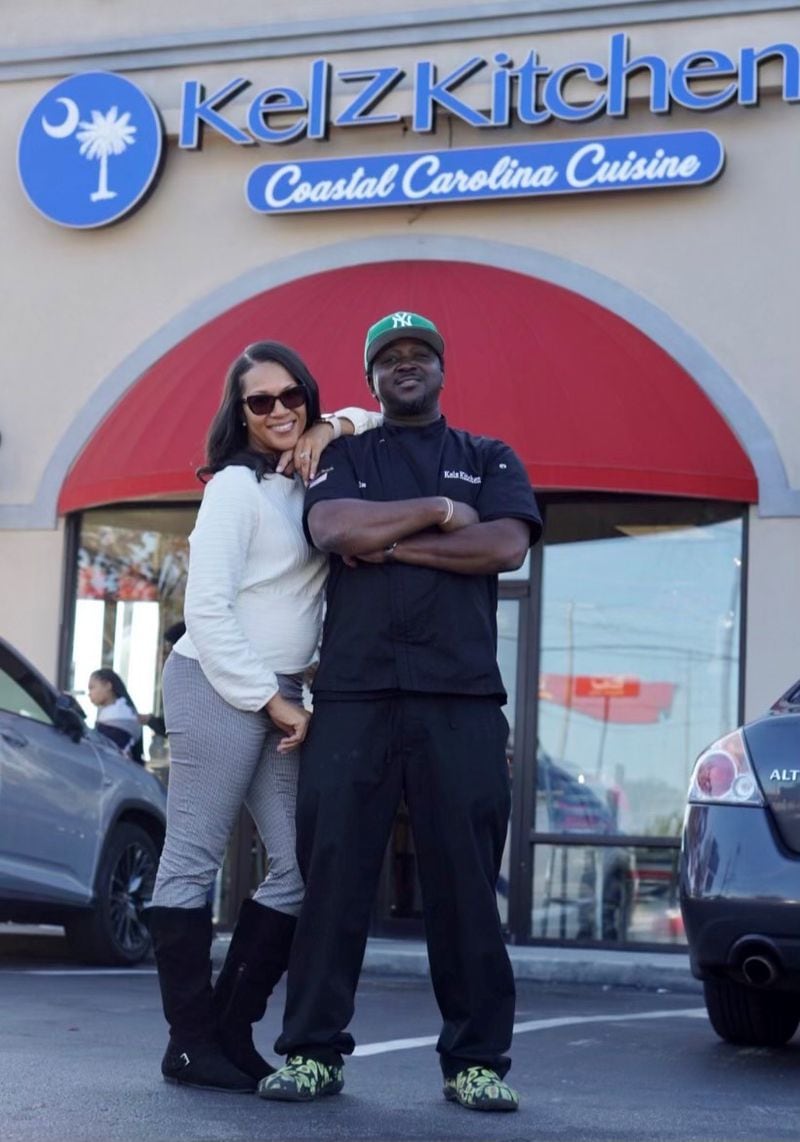 Kelz Kitchen owners Ty Johnston-Chavis (left) and Kel Chavis always have focused mainly on takeout at their two locations. Courtesy of Regnault Monday