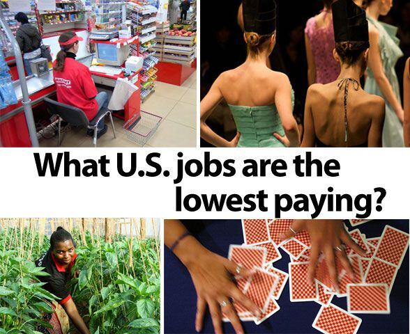 What U.S. jobs are the lowest paying?