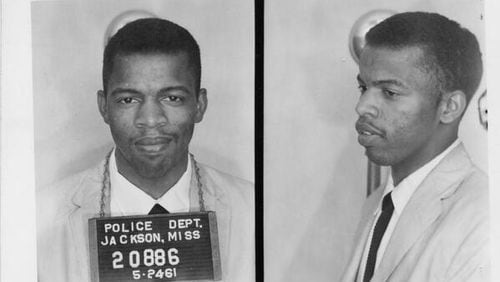 "53 yrs ago today I was released from Parchman Penitentiary after being arrested in Jackson for using 'white' restroom," said Rep. John Lewis on Twitter.