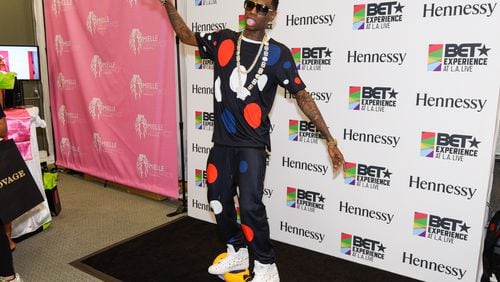 Soulja Boy attends the official BET Experience gifting suite sponsored by Hennessy at Los Angeles Convention Center on June 27, 2015 in Los Angeles, California.