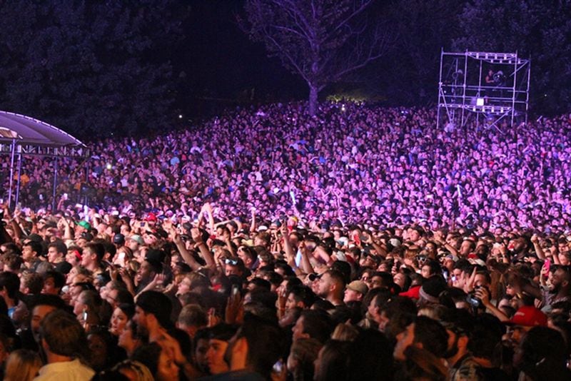 Music Midtown draws huge, appreciative audiences to Piedmont Park, including this one last year for a performance by Future. Photo: Melissa Ruggieri/AJC