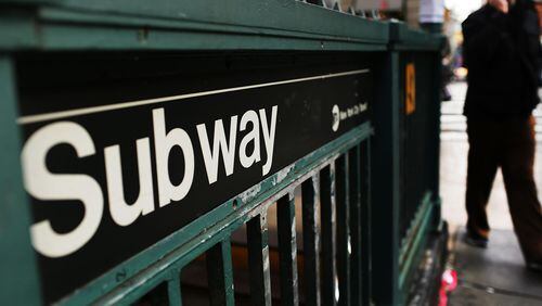 A 6-month-old child was found in her stroller on a subway platform in New York City.