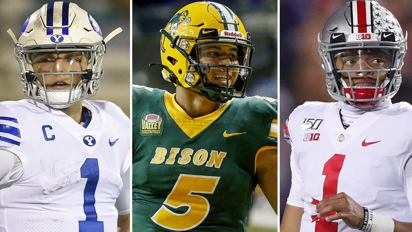 Zach Wilson (BYU), Trey Lance (North Dakota State) and Justin Fields (Ohio State) are among the quarterbacks poised to be first-round picks in the 2021 NFL Draft.