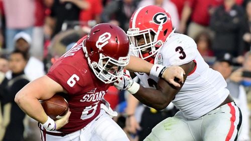 Oklahoma quarterback Baker Mayfield and Georgia linebacker Roquan Smith  are among the college stars in the 2018 NFL draft.