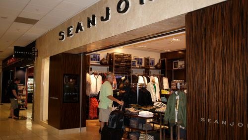 A traveler checks out the new Sean John store on Concourse B of Hartsfield-Jackson International Airport, which remains one of the busiest airports in the world.