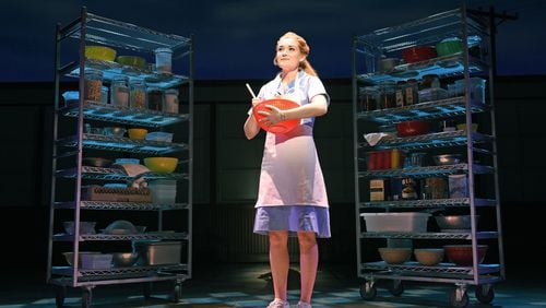 Christine Dwyer plays Jenna in the musical “Waitress” at the Fox Theatre through Feb. 10. CONTRIBUTED BY TIM TRUMBLE