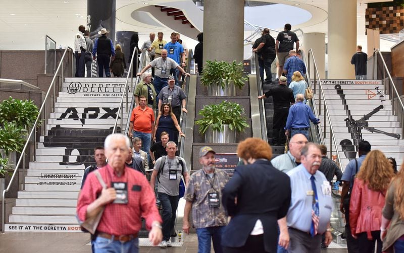 The Georgia World Congress Center is the state’s premier conference and exhibition facility and attracts thousands of visitors each year. The National Rifle Association held its annual convention there in 2017. HYOSUB SHIN / HSHIN@AJC.COM