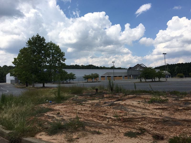 The former Lowe's location at 733 Pleasant Hill Road in Lilburn, which has been abandoned since 2009.