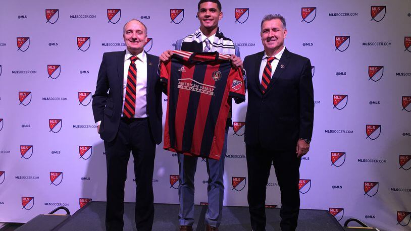 Miles Robinson was selected by Atlanta United with the No. 2 pick in Friday’s MLS SuperDraft in Los Angeles.