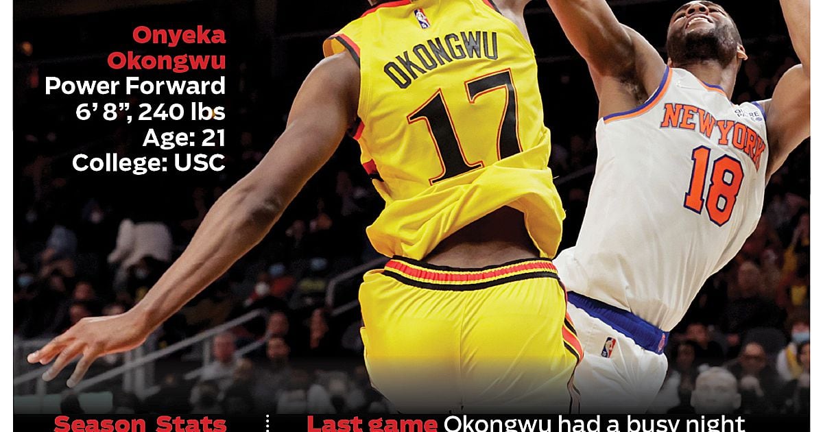 Onyeka Okongwu not getting ahead of himself after breakout season with Hawks