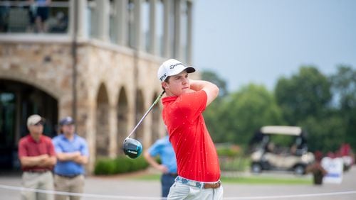 William Love, seen here at the 2021 Georgia Amateur Championship, was voted Class 3A Player of the Year by the Georgia Golf Coaches Association.