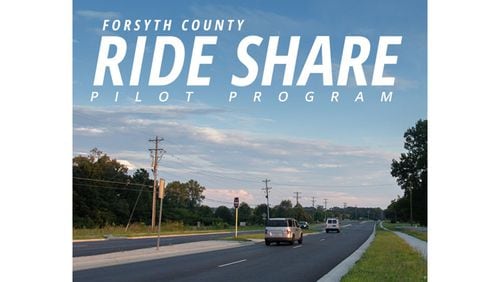 A new “Ride Share” program uses such service as Lyft and Uber to offer $2 rides to Forsyth County residents. FORSYTH COUNTY