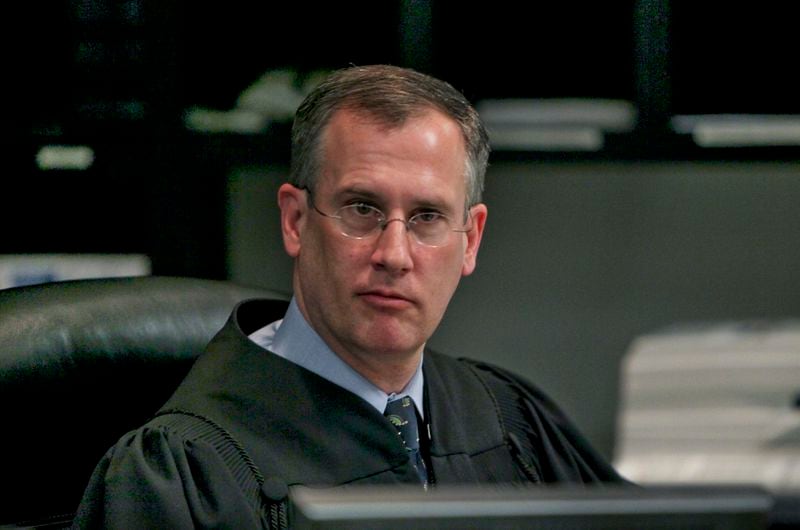 Gwinnett County Superior Court Judge George Hutchinson III, during a 2011 hearing when he served as chief Magistrate Court judge. (John Spink/jspink@ajc.com)